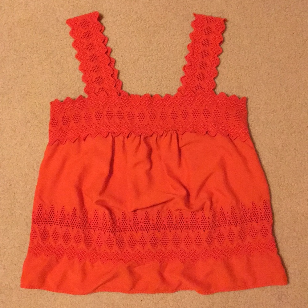 Orange tank top